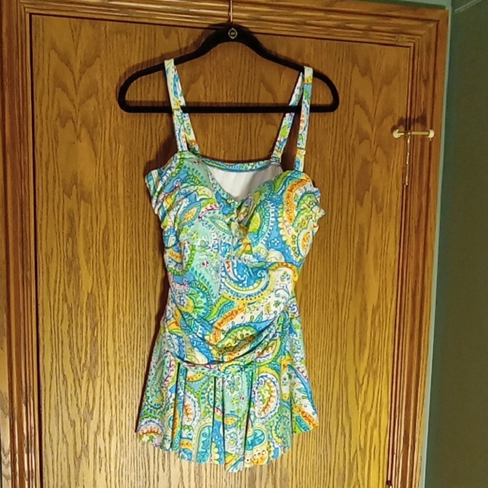 Women's Lauren Ralph Lauren Skirt Swimsuit